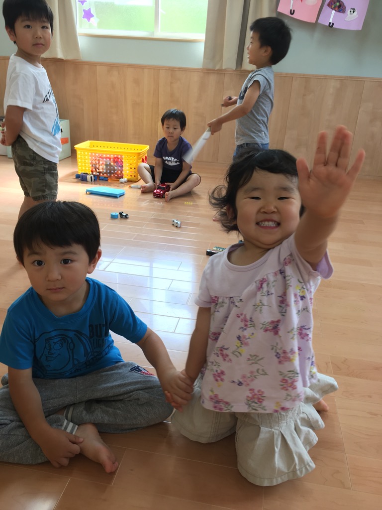 今週のまんまる～流しそうめん風大会