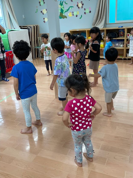 今週のまんまる　　　　すいかわり＆流しそうめん大会